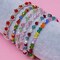 1000PCS Bicone Crystal Beads 4mm Glass Faceted Spacer Beads Bulk for Jewelry Making DIY Bracelets Necklace Earring Crafts (Yellow)